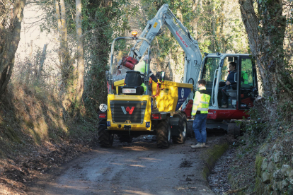 Comienzan en Monegro las obras de mejora del acceso a la ermita de Las Nieves