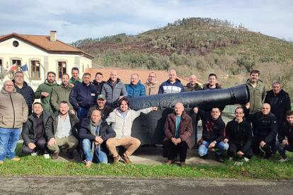 Los compa�eros de la Acer�a de RF&C celebran su comida de Navidad
