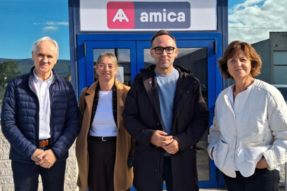 El Equipo de Gobierno de Reinosa visita las instalaciones de Amica en la ciudad