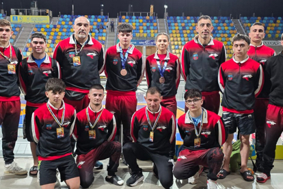 Los 'espartanos' logran un oro y dos bronces en el Campeonato de Espa�a de Lucha Grappling de Las Palmas