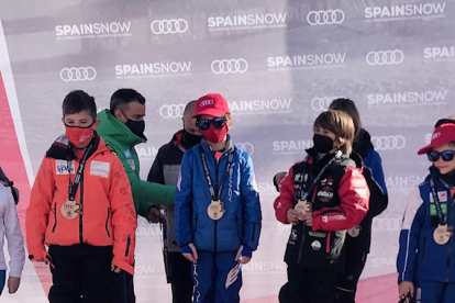 El esquiador reinosano Rodrigo Andrés Fernández se impone en la Audi Quattro Cup de Castilla y León
