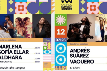 El festival Campoo Estaci�n Sonora arranca este fin de semana con los conciertos de Marlena y Andr�s Su�rez en Alto Campoo y El Chivo