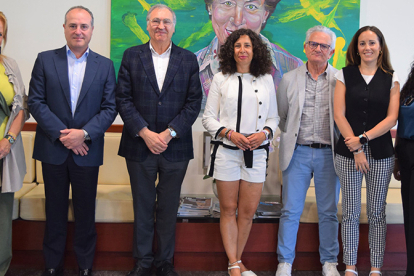 Gull�n renueva su colaboraci�n con la Hermandad de Donantes de Sangre de Palencia 