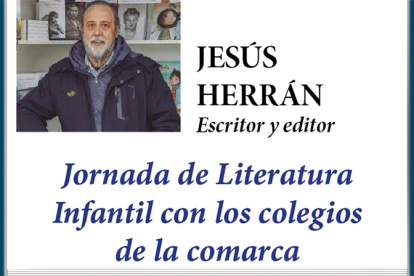 Jes�s Herr�n participa en la Primavera Cultural con una jornada de literatura infantil para los alumnos de la comarca