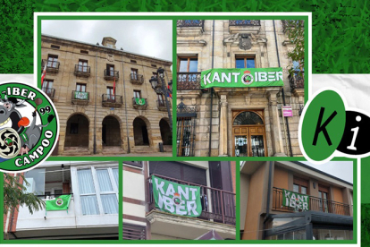 Kant-Iber anima a la sociedad campurriana a colgar la bandera verdiblanca para apoyar al Racing