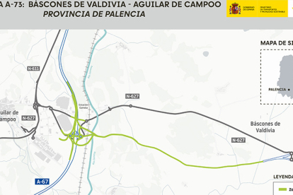 El Ministerio somete a informaci�n p�blica el trazado de la autov�a A-73 entre B�scones de Valdivia y Aguilar de Campoo, con una inversi�n de 146,1 millones de euros