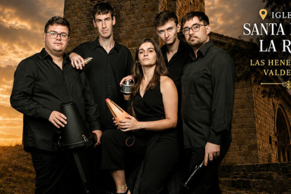 M�sica y patrimonio se dan la mano en Santa Mar�a La Real de Las Henestrosas con el concierto de Kambrass Quintet