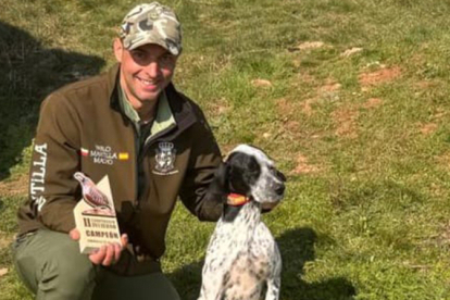 Pablo Mantilla arrasa en el II Campeonato de Invierno de Cernegula junto a su perra 'Kala'