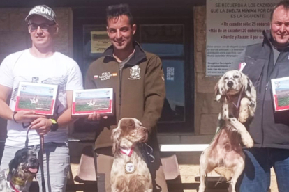 Pablo Mantilla Macho, campen de Cantabria de caza menor con perro