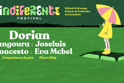 El Palacio de Festivales de Cantabria acoger� el 9 de mayo el 'Indiferente Festival'