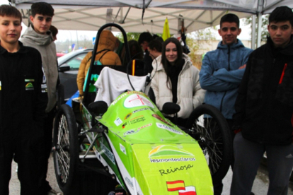 Los pilotos del IES Montesclaros volvern a correr la Reinosa Urban Race de coches elctricos