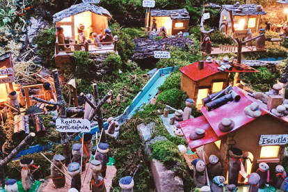 El 'pueblo campurriano' vuelve a la calle Tres Mares por Navidad