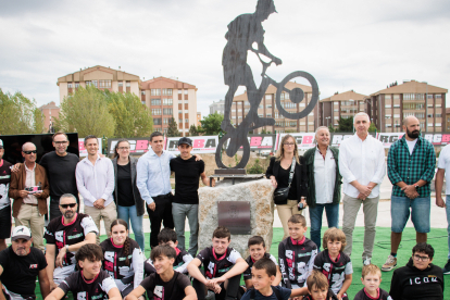 Ral Gutirrez pone nombre al bike park de Reinosa