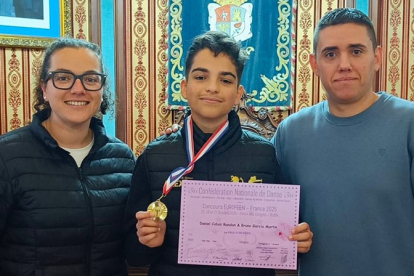 El reinosano Daniel Cobos Rondn se proclama campen de Europa de Danza en la modalidad Do Hip Hop con su compaero Bruno Garca Martn 