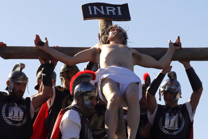 Requejo escenifica la Pasi�n de Cristo