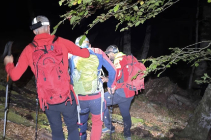 Rescatado un senderista en el Pozo del Amo tras sufrir una lesi�n de rodilla 