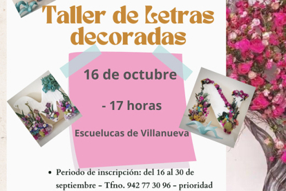 Las Rozas acoger un taller de Letras Decoradas impartido por Siempreprimavera