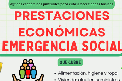 Las Rozas de Valdearroyo recuerda a los vecinos la disponibilidad de prestaciones econ�micas de emergencia social para familias vulnerables