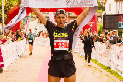 Vctor Garca, campen de la Copa de Cantabria de carreras por montaa en lnea
