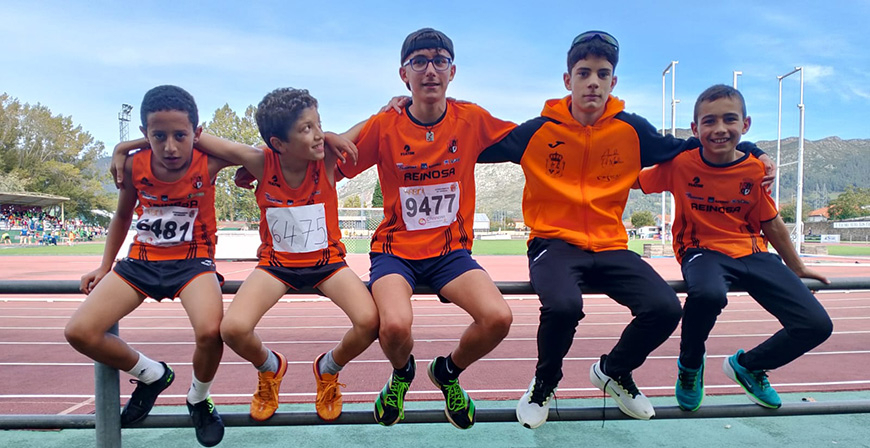  Los atletas de la Escuela del Reinosa Running logran cinco medallas en las pruebas del pasado fin de semana