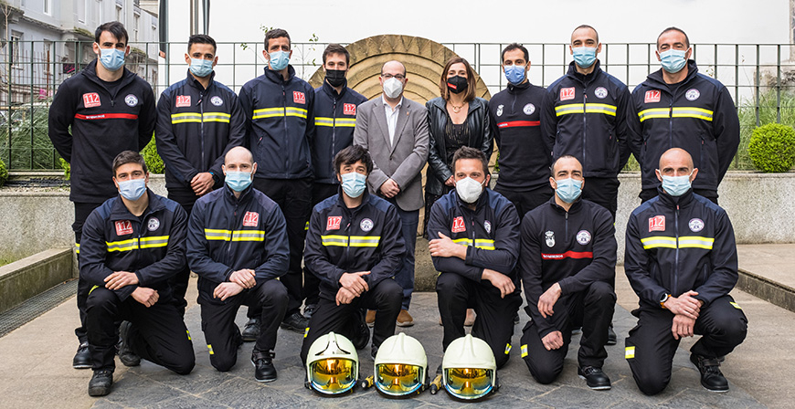 El 112 aumenta su plantilla con 13 nuevos bomberos