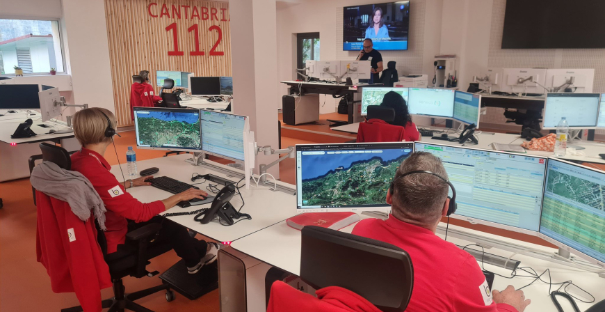 El 112 recibe 183 llamadas y gestiona 95 incidencias en dos horas por las intensas lluvias