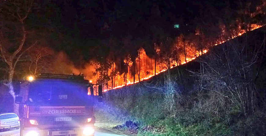 El 112 recibi el ltimo mes 6.370 llamadas motivadas por inundaciones, nieve e incendios