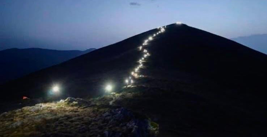 Unas 140 personas coronaron el Liguardi bajo las estrellas