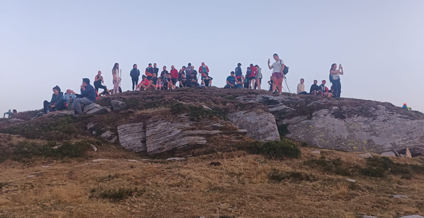Unas 140 personas coronaron el Liguardi bajo las estrellas