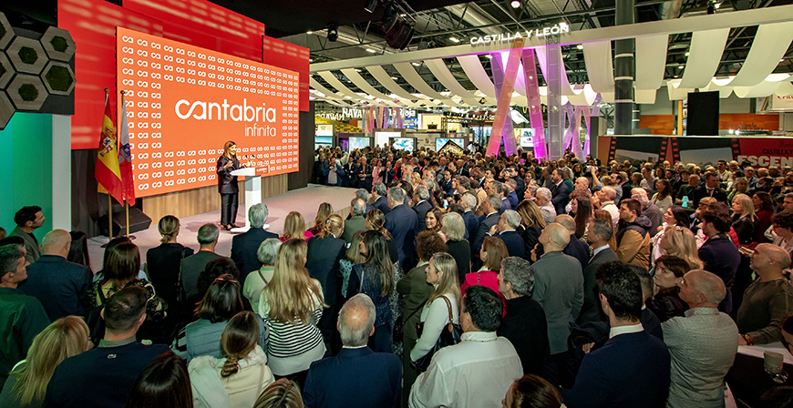 Unas 17.000 personas visitan el estand de Cantabria en Fitur