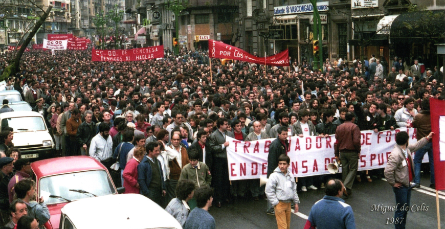 Entre 1984 y 1988 se perdieron ms de 1.200 empleos en las seis principales industrias de la comarca