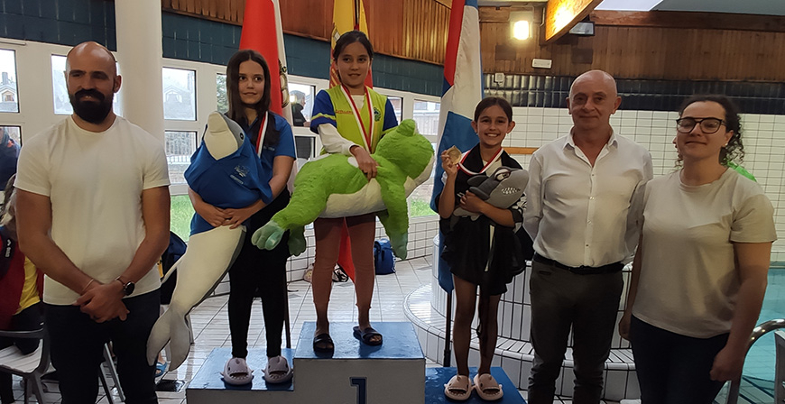 200 nadadores compitieron en la quinta jornada de Liga Escolar Benjamn y Prebenjamn celebrada en Reinosa  