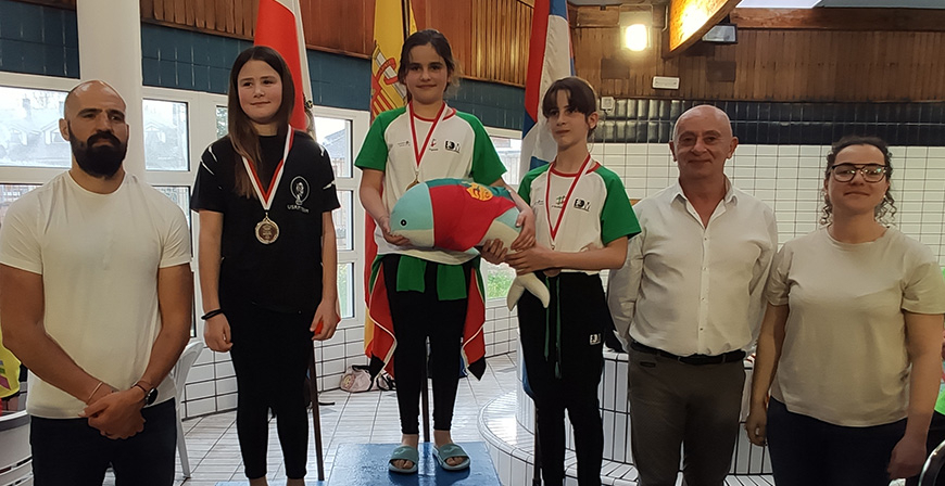 200 nadadores compitieron en la quinta jornada de Liga Escolar Benjamn y Prebenjamn celebrada en Reinosa  