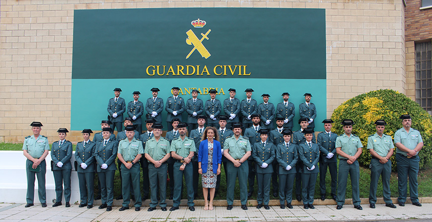 27 guardias civiles en prcticas se incorporan completarn su formacin en Cantabria