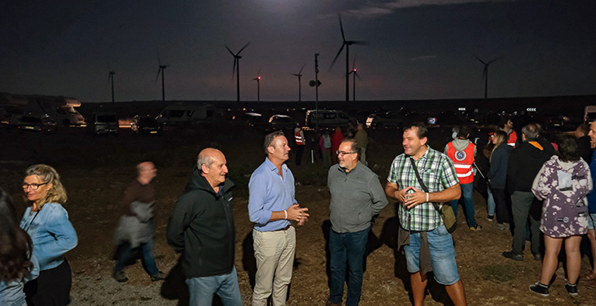 300 personas disfrutaron de las Perseidas en el Observatorio Astronmico de Cantabria en Valderredible
