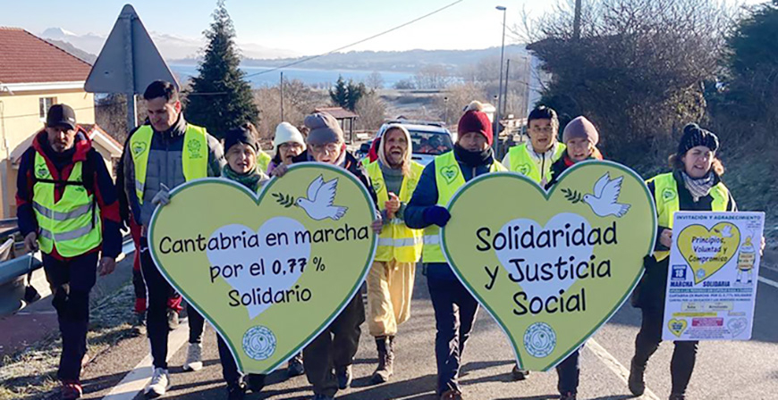 36.000 pasos solidarios unen las Rozas de Valdearroyo,  Valdeprado del Ro y Valdeolea  