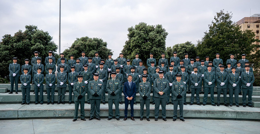 65 nuevos agentes de la Guardia Civil  se incorporan hoy en Cantabria, de los cuales 5 en Reinosa y 1 en Polientes