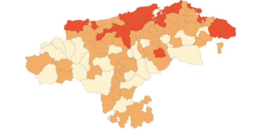 7 municipios campurrianos estn en riesgo medio y los otros 4 en riesgo bajo
