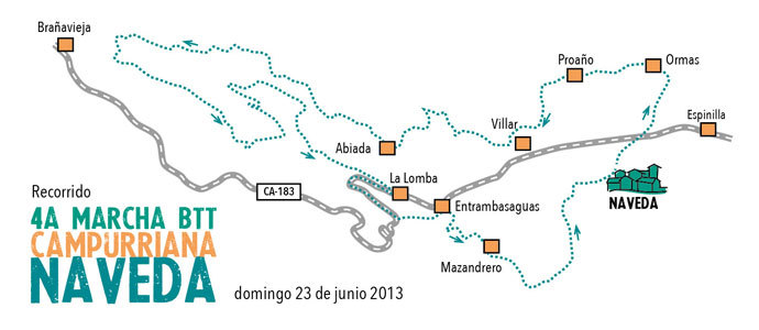 Abierta la inscripcin a la  IV Marcha BTT Campurriana de Naveda