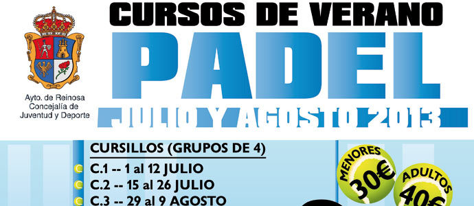 Abierto el plazo de inscripcin en los cursos de pdel y tenis
