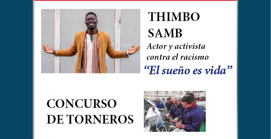 El actor y activista Thimbo Samb participa este mi�rcoles en la Primavera Cultural
