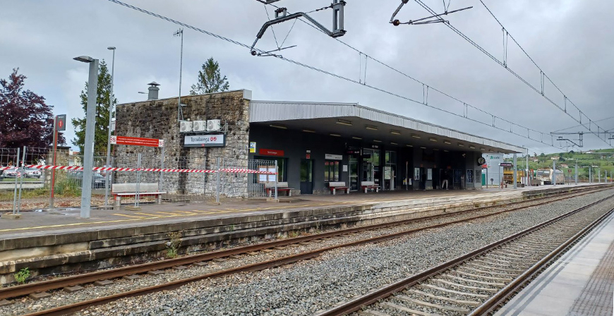 Adif inicia las obras del paso inferior entre andenes en la estacin de Torrelavega-Tanos para adaptarla a la duplicacin de la lnea