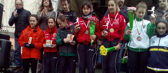 Adrin Gutirrez y Candela Gutirrez logran la quinta y sexta respectivamente en el 41 Cross Villa de Colindres