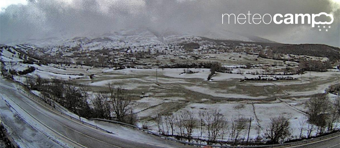 La Aemet activa para hoy el aviso amarillo por nieve en Campoo 