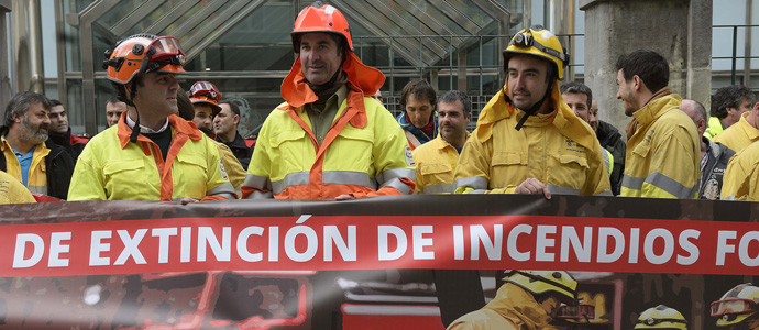 Los agentes forestales reclaman ms medios y el cobro de las extras