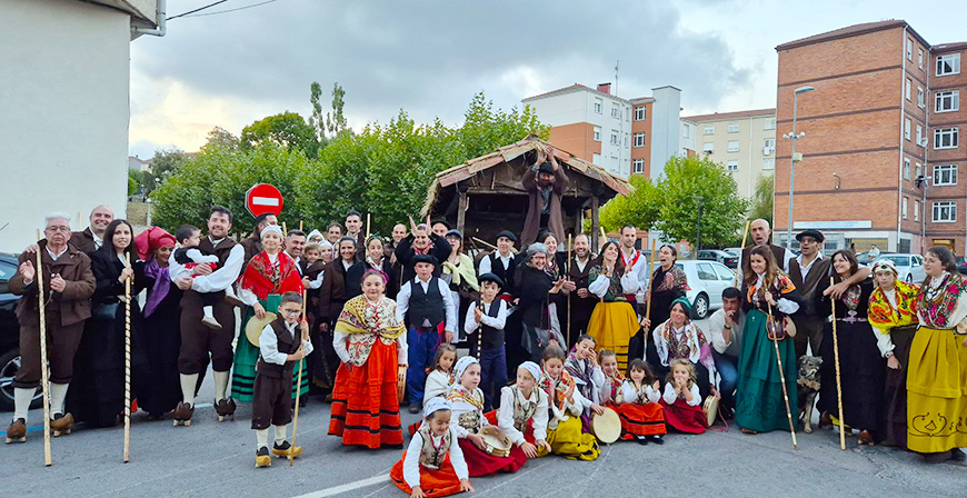 Agradecimiento de la pea Cuegles por la colaboracin con su primera carreta del Da de Campoo