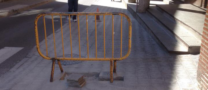 Aguilar de Campoo emprende una campaa de mejora de aceras y pasos de cebra