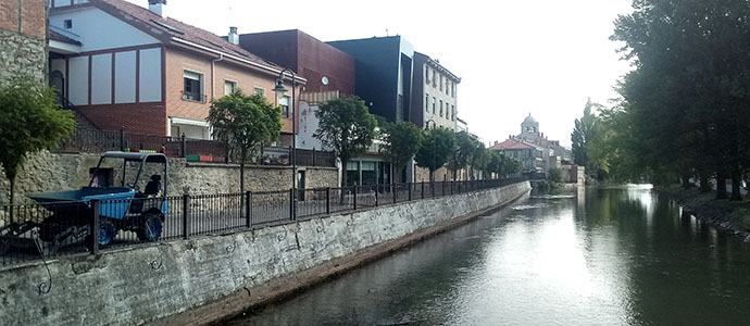 Aguilar de Campoo inicia las obras de acondicionamiento y urbanizacin del Paseo de la Cascajera