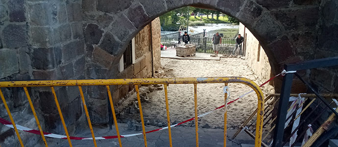 Aguilar de Campoo inicia las obras de acondicionamiento y urbanizacin del Paseo de la Cascajera