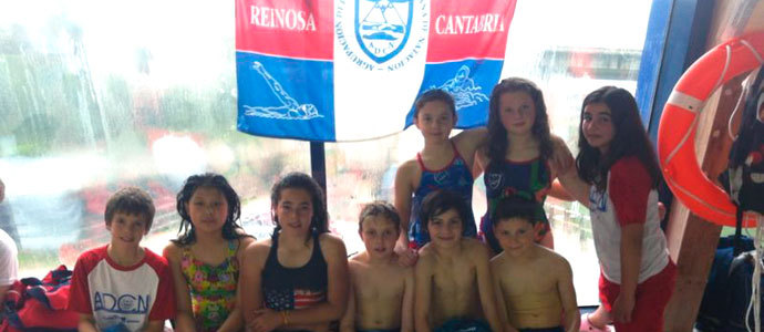 Alba Fernndez y Daniel Gonzlez, campeones benjamines de  natacin de Cantabria